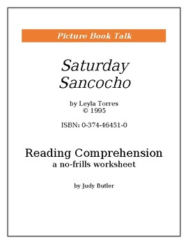 Preview of Saturday Sancocho: Reading Comprehension