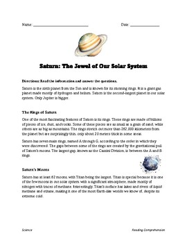 Preview of Saturn: The Jewel of Our Solar System
