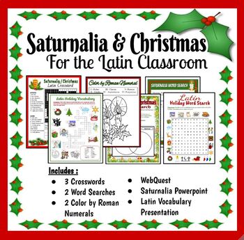 Preview of Saturnalia / Christmas for the Latin Classroom - BUNDLE!