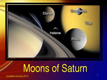 Preview of Saturn's Moons