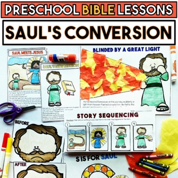 Preview of Saul's Conversion (Preschool Bible Lesson)