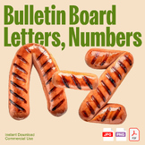 Sausage Letters Clipart | Bulletin Board Letters and Numbe