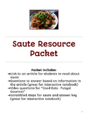 Saute Resource Packet