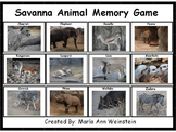 Savanna Animal Memory Game