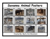 Savanna Animal Posters