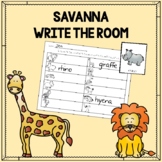 Savanna Animals Write The Room
