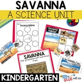 Savanna Habitat Science Lessons and Activities for Kindergarten