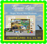 Savanna Safari: Maps, Mural, and Mini-Museum (COMPLETE Bundle)