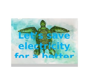 Preview of Save Electricity Poster