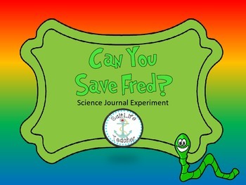 Preview of Save Fred! Scientific Method Booklet for Interactive Science Journal STEM