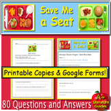 Save Me a Seat Chapter Questions (80) Comprehension Sets f