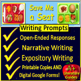 Save Me a Seat Writing Prompts: Open-Ended Responses, Narr