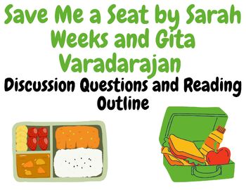 Preview of Save Me a Seat by Sarah Weeks and Gita Varadarajan:  Discussion Questions