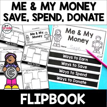 Preview of Save Spend Donate Economics FlipBook