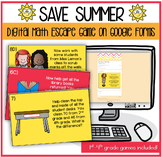 Save Summer! A Digital Math Escape Game on Google Forms En