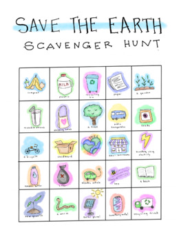 Preview of Save The Earth Scavenger Hunt