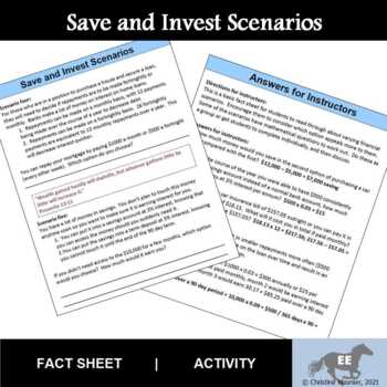 Preview of Save and Invest Scenarios