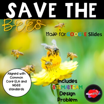 Preview of Save the Bees - Project Based Learning for Google Slides-Distance Learning