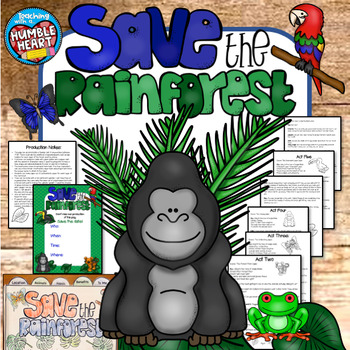 Save the Rainforest Class Play Mega Bundle and Freebie by Humble Heart