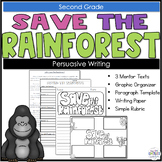 Save the Rainforest Persuasive Writing **Earth Day**