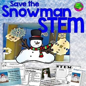 Preview of Save the Snowman STEM