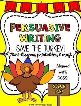 Preview of Persuasive Essay - Save the Turkey!
