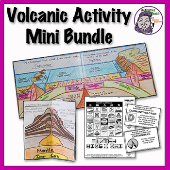 Preview of Middle School Earth Science: Exploring Volcanoes Mini Bundle