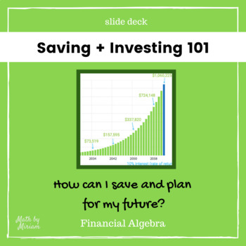Preview of Saving + Investing 101 An Introduction to Saving and Investing (slide deck)
