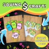 Saving Money Craft for Kids, Piggy Bank Craft, Saving Jars