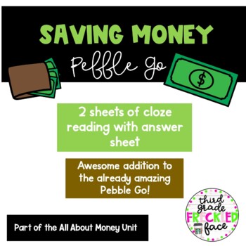 Preview of Saving Money - Pebble Go