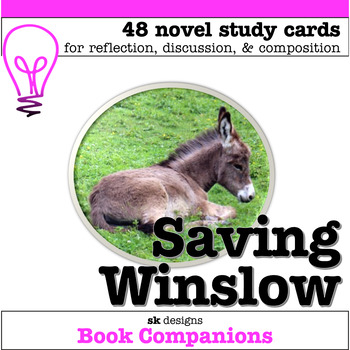 Preview of Saving Winslow by Creech Novel Study class and distance learning resource