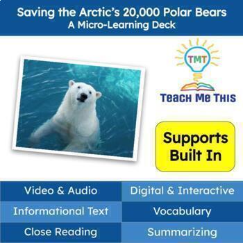Preview of Saving the Arctic Informational Text Reading Passage and Activities