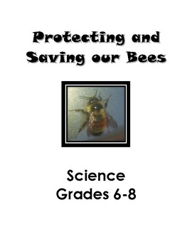 Preview of Saving the Bees Unit Plan