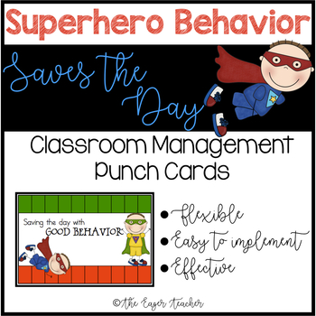 Saving the Day with Good Behavior! Punch Cards for Tough Behaviors