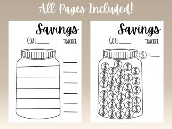 Savings Tracker Stencil