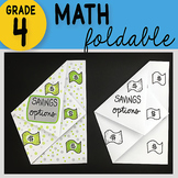 Math Doodle - Savings Options ~ INB Foldable Notes ~