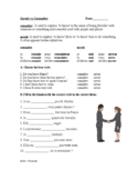 Savoir vs Connaître French Worksheet with Explanations