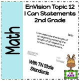 Savvas EnVision 2nd Grade Math - Topic 12 I Can Statements