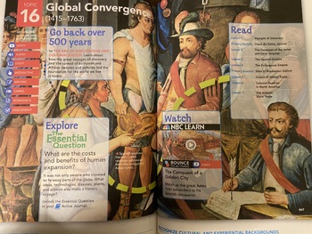 Preview of Savvas World History: Early Ages Topic 16 - Global Convergence