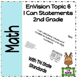 Savvas enVision Math I Can Statements with Standards - 2nd