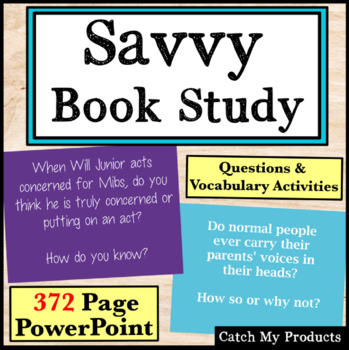 Preview of Savvy by Ingrid Law Novel Study