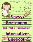 Savvy Sentences & Perky Punctuation Interactive Lapbook wi