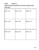 Saxon Math 5/4 Homework Paper Lesson 8