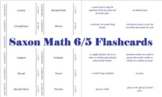 Saxon Math 6/5 Flashcards