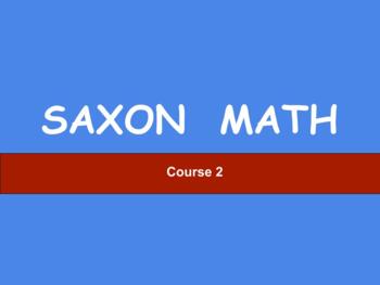 Preview of Saxon Math Course 2 Assessments