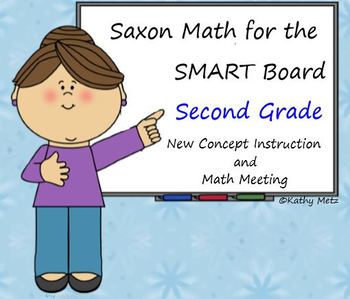 Preview of *Saxon Math for the SMART Board:  Second Grade GIANT BUNDLE!