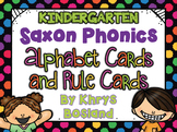 Saxon Phonics Alphabet Cards {Kindergarten Posters} {All R