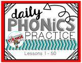Digital Daily Phonics Lessons: 1-50  {Saxon Inspired}