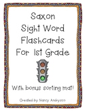 Saxon Sight Word Flashcards for First Grade (with bonus so