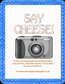 Preview of Say Cheese! Summer Flowers Photographic Writing Prompts and Story Starters